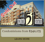 51st Avenue Station. Condominiums from the $235's. Only two units remain! Learn more.